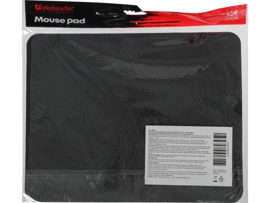 Коврик для мыши Defender Black One 200x250x2 /50016/